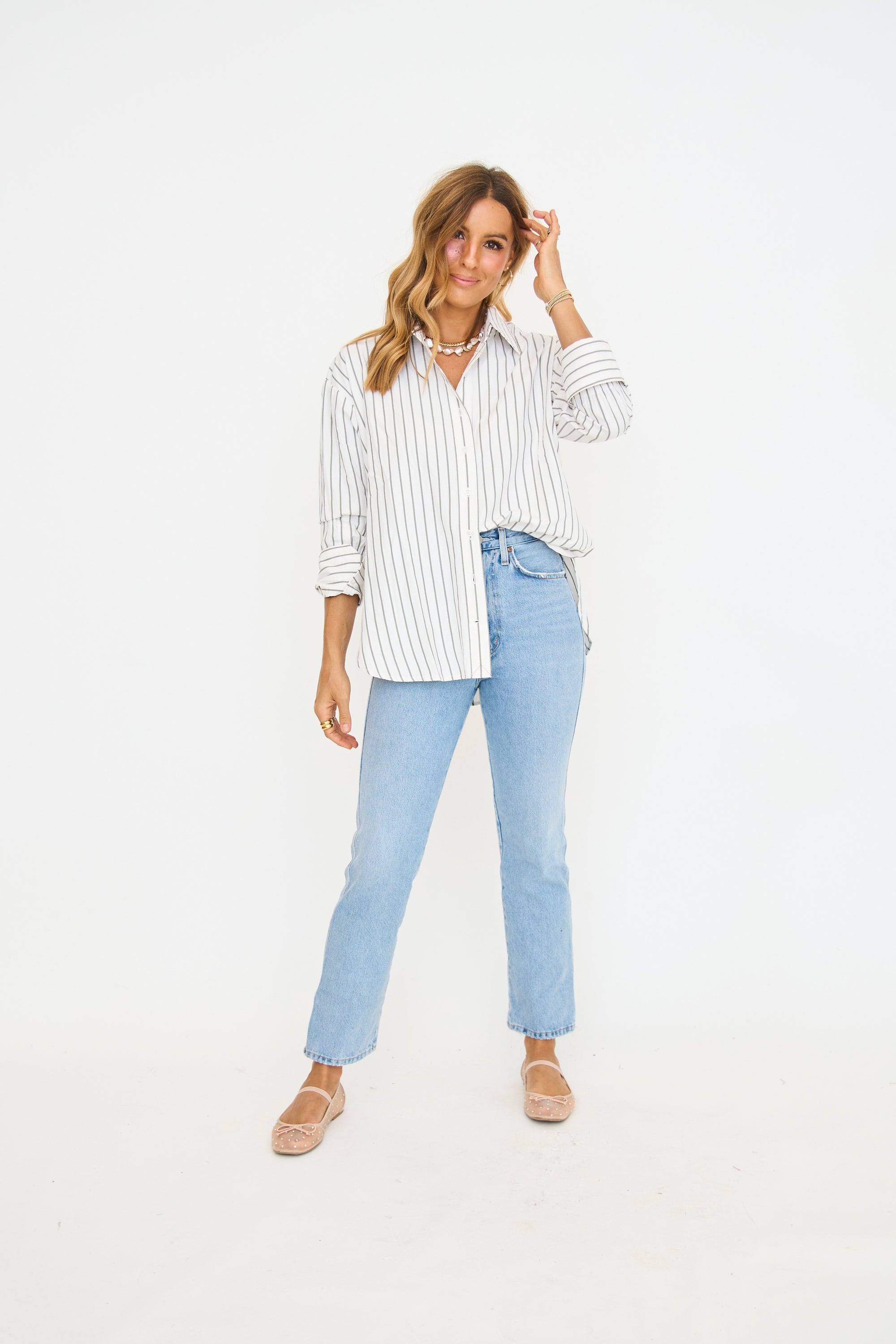 Bethany Buttondown Top