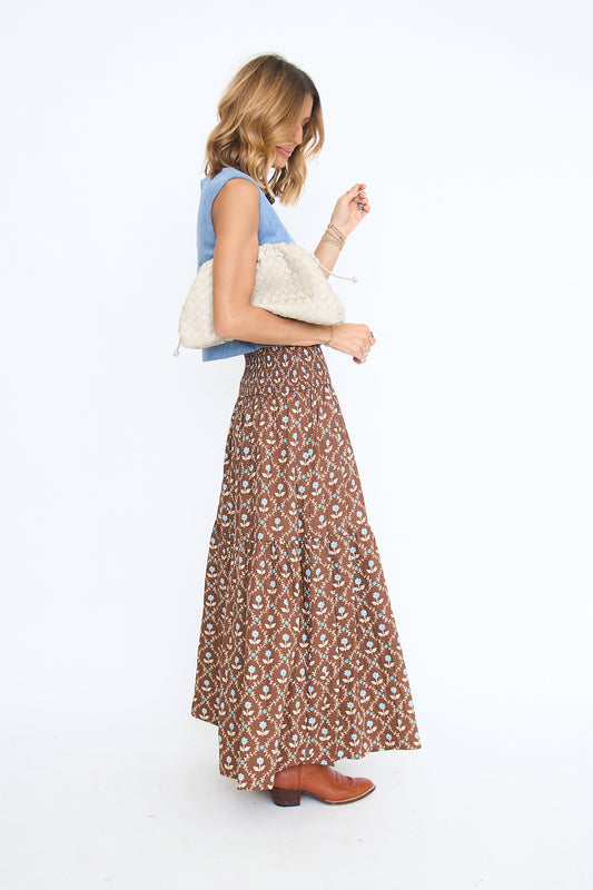 Cedar Bloom Maxi Skirt