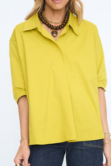 Kaia Oversized Button Down Top