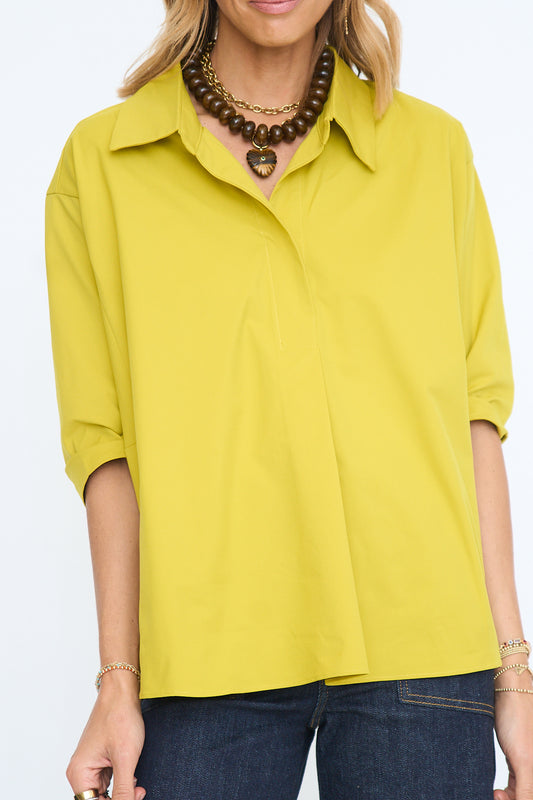 Kaia Oversized Button Down Top