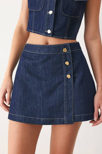 Veronica Denim Skort