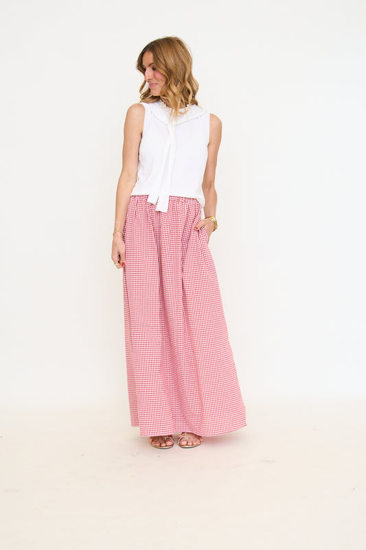Kasey Gingham Maxi Skirt