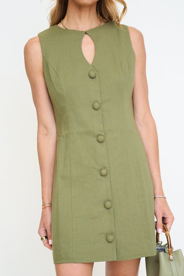 Keyhole Mini Dress