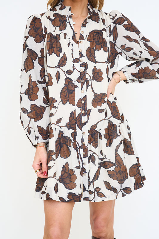 Sharon Long Sleeve Cotton Dress