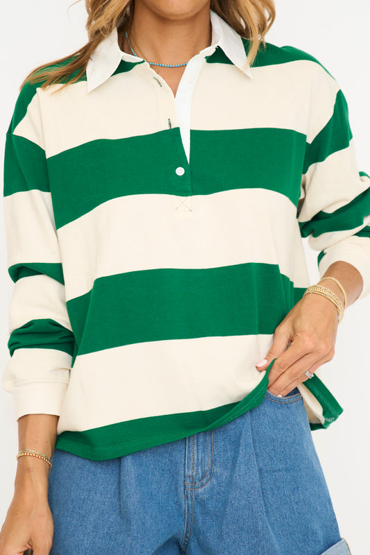 Steve Stripe Polo