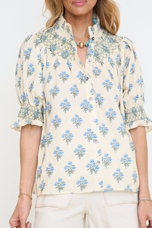 Sunny Days Puff Sleeve Top