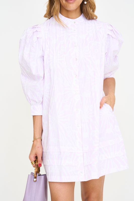 Tori Pintuck Mini Dress