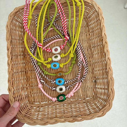 Cord and Stone Necklace