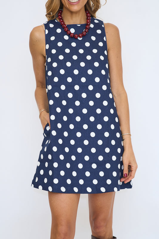 I Love Polka Dots Mini Dress