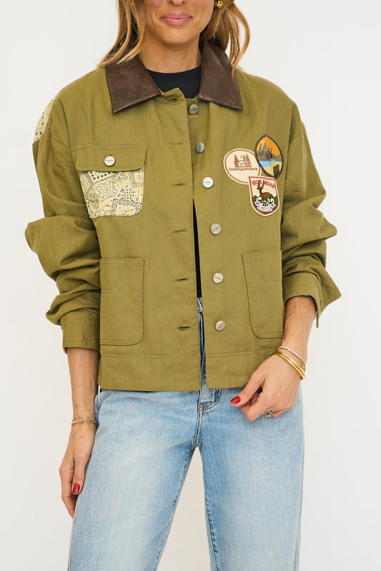 Patchwork Denim Jacket