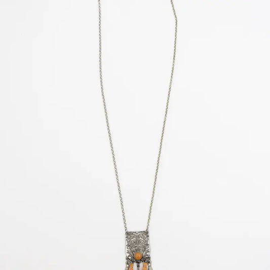 Western Boho Tassel Pendant Necklace