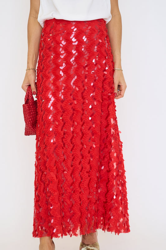 Seline Sequin Maxi Skirt
