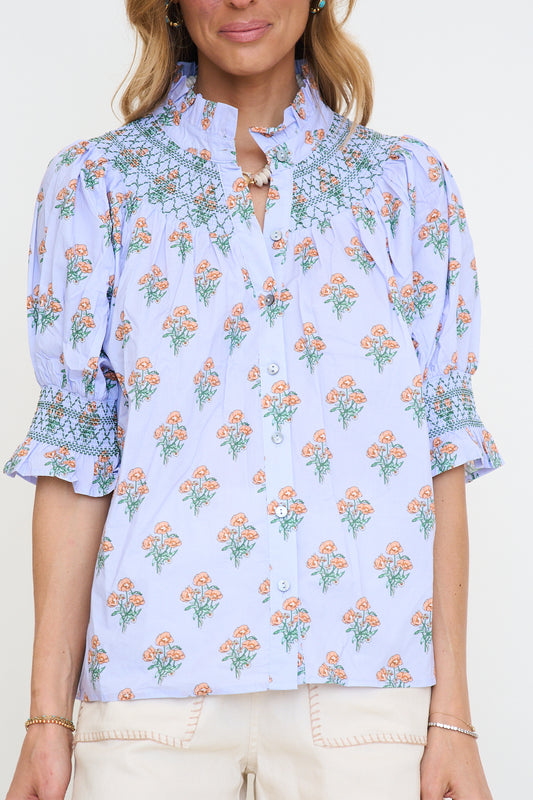 Sunny Days Puff Sleeve Top