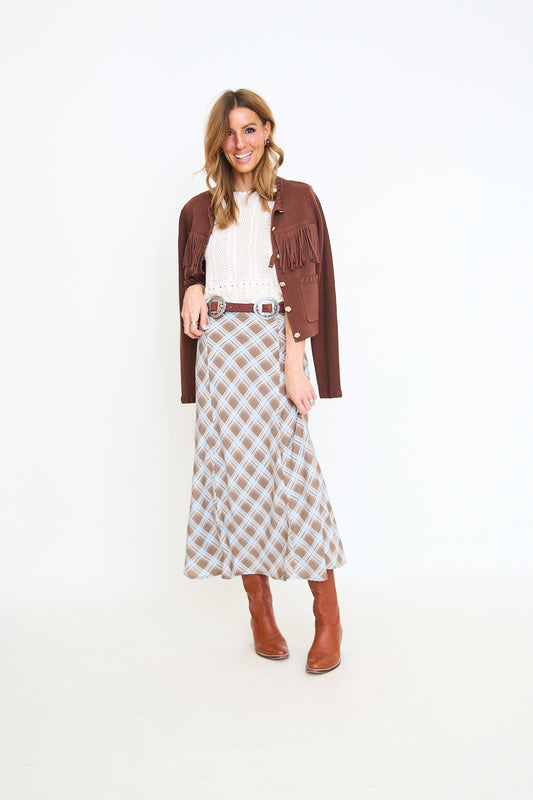 Cozy Fringe Cardigan with Pockets