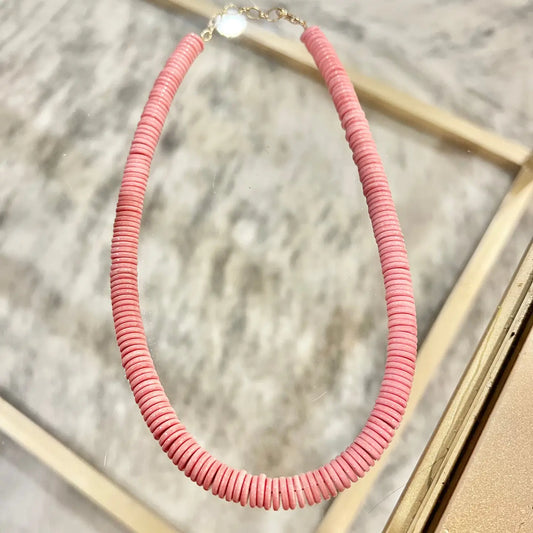 Pink Agate Necklace