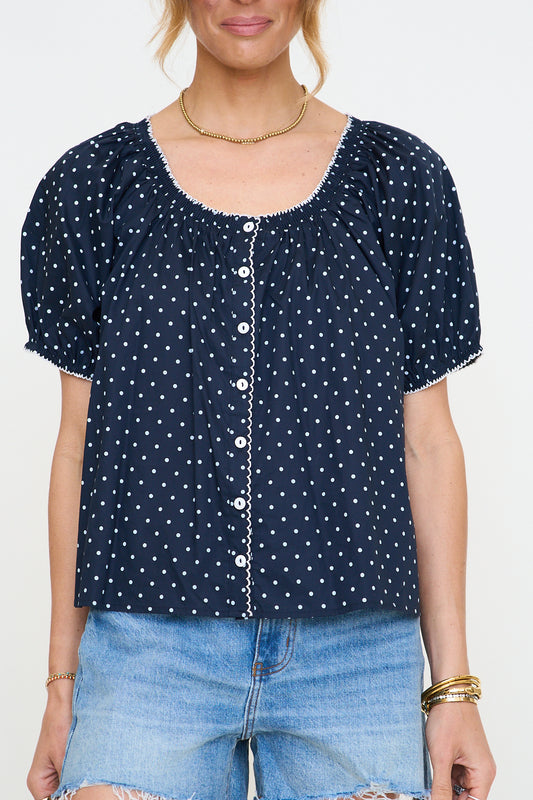 Zoe Polka Dot Blouse