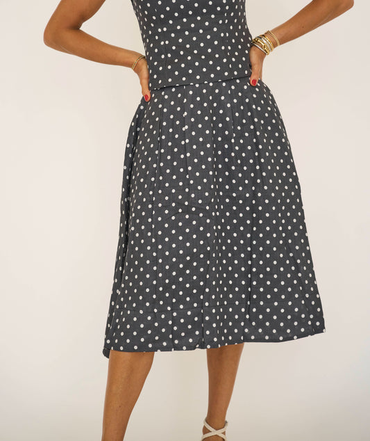 Fiona Polka Dot Skirt