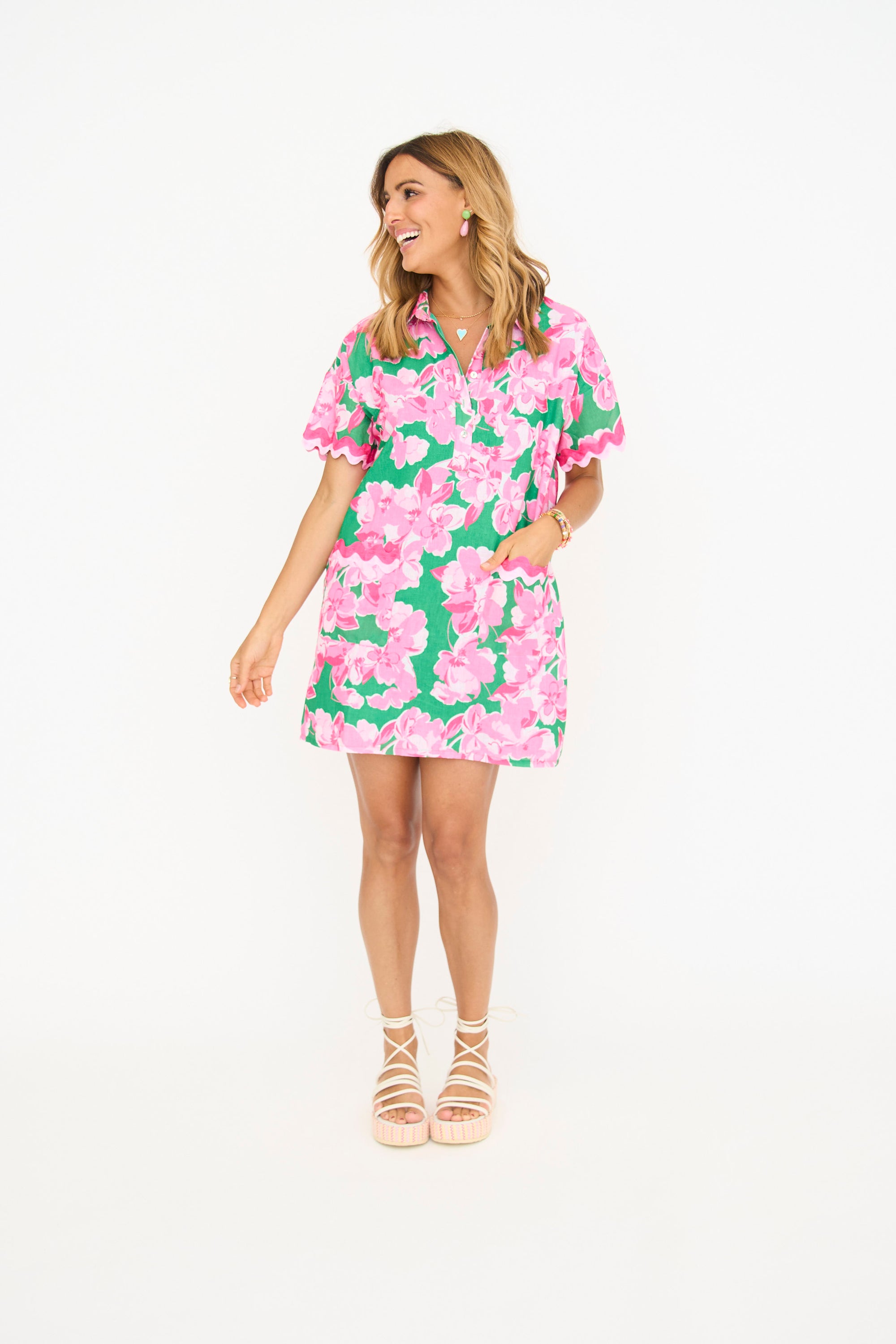 Kelly Ric Rac Mini Dress