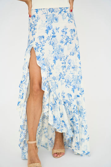 Jodie Ruffle Maxi Skirt
