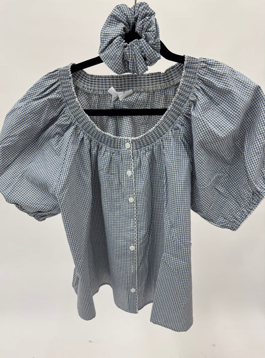 Claire Gingham Top 2.0