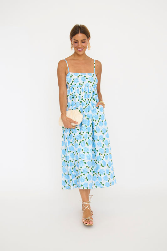 Alice Hydrangea Maxi Dress