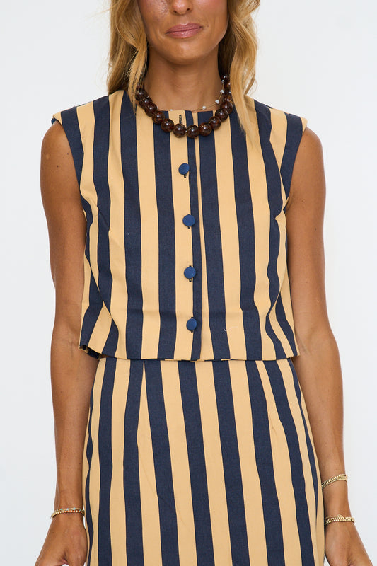 Camden Cropped Vest