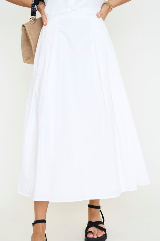 Irene Poplin Skirt