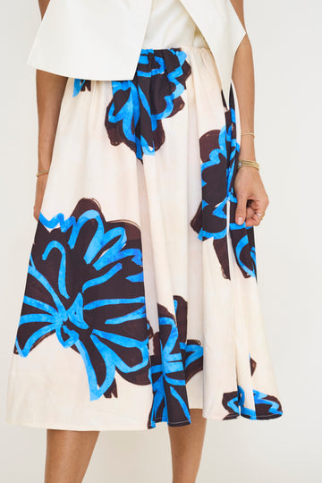 Randi Floral Midi Skirt