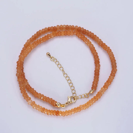 Natural Stone Bead Necklace