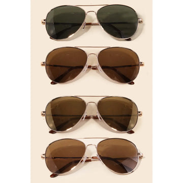 Classic Gold Rimmed Sunglasses