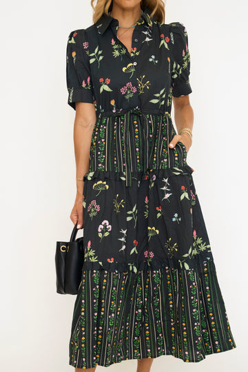 Botanical Midi Dress