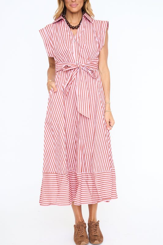 Adeline Stripe Maxi Dress
