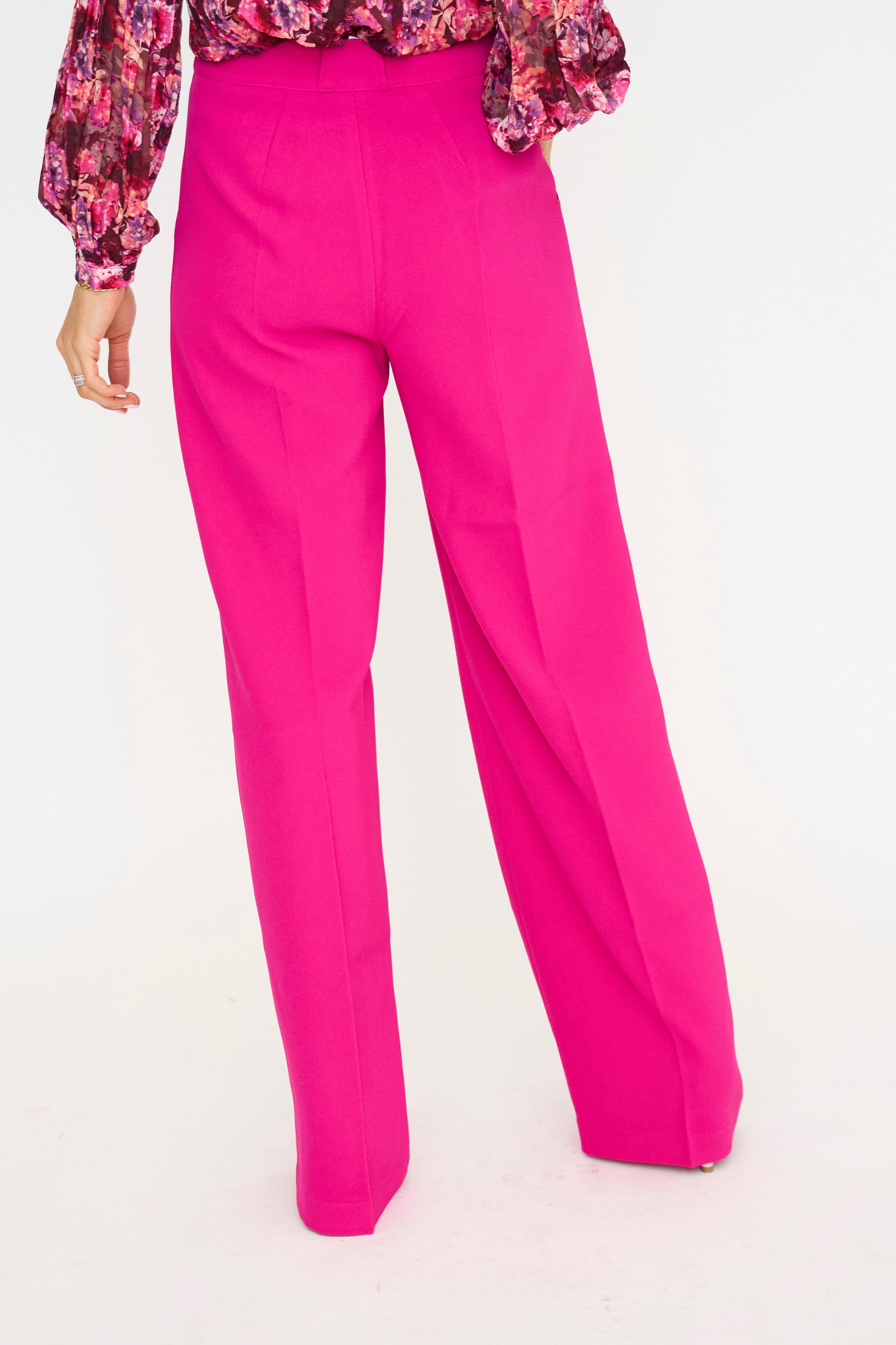 Diana Wide Leg Pant - Fuchsia