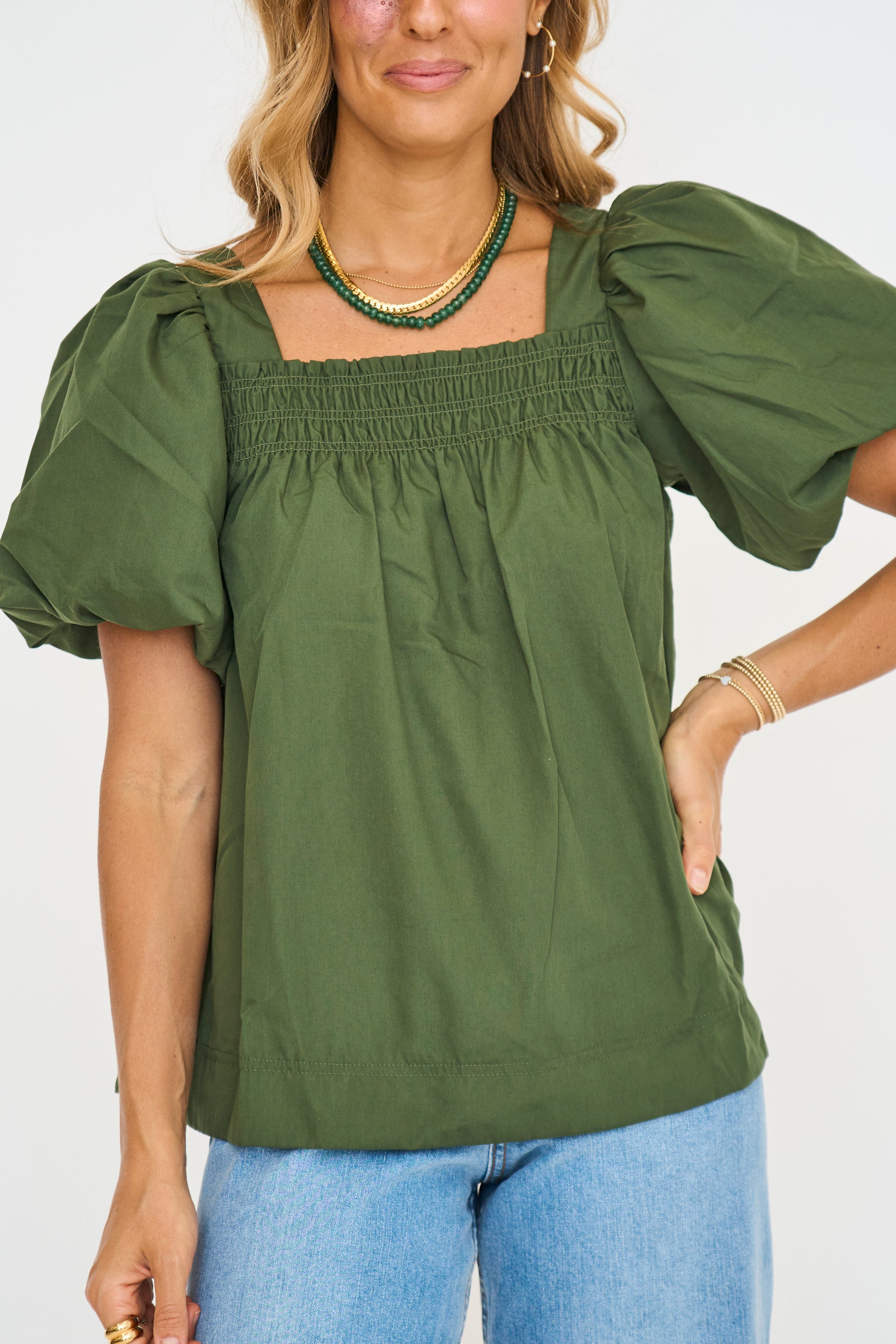 Lizzie Puff Sleeve Top