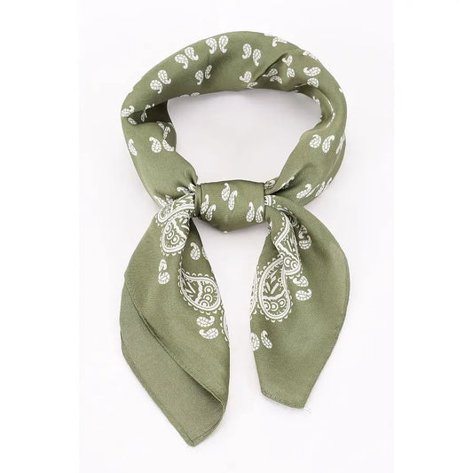 Paisley Multi Print Bandana