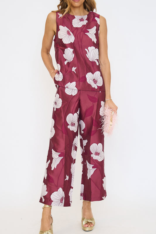 Ruby Floral Pant Set