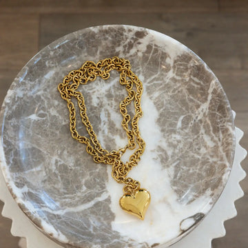 Wrap Around XL Heart Necklace
