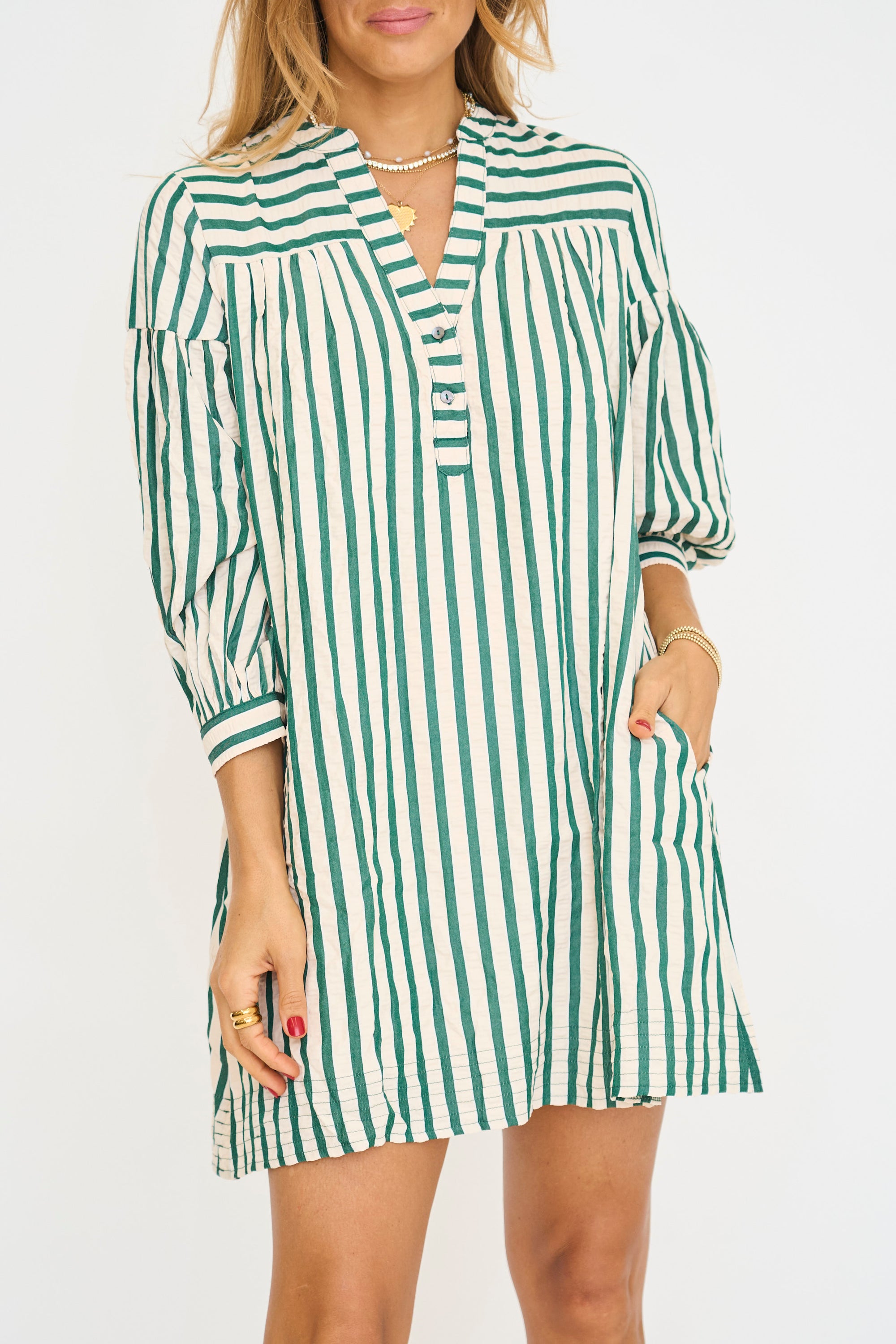 Kacey Stripe Mini Dress