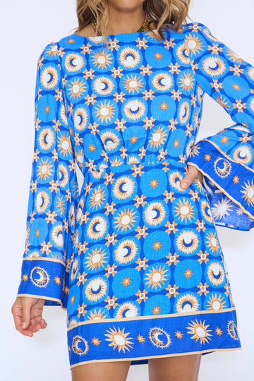 Moonshine Tovary Bell Sleeve Mini Dress