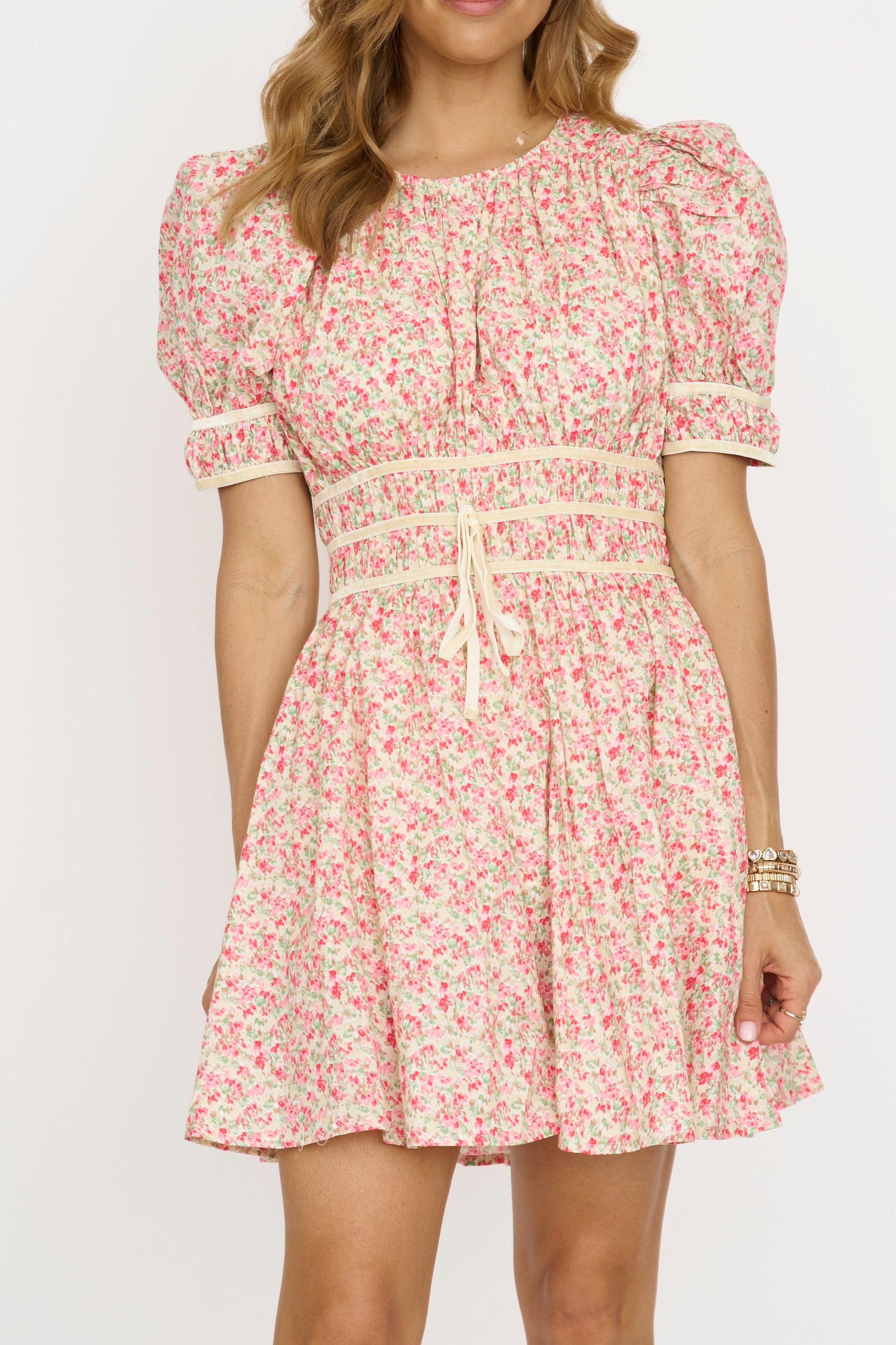 Katrina Ditsy Floral Mini Dress