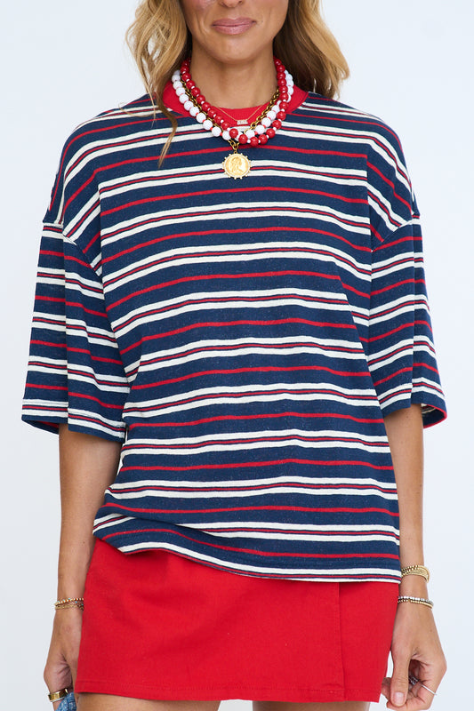Striped Short Sleeve Tee