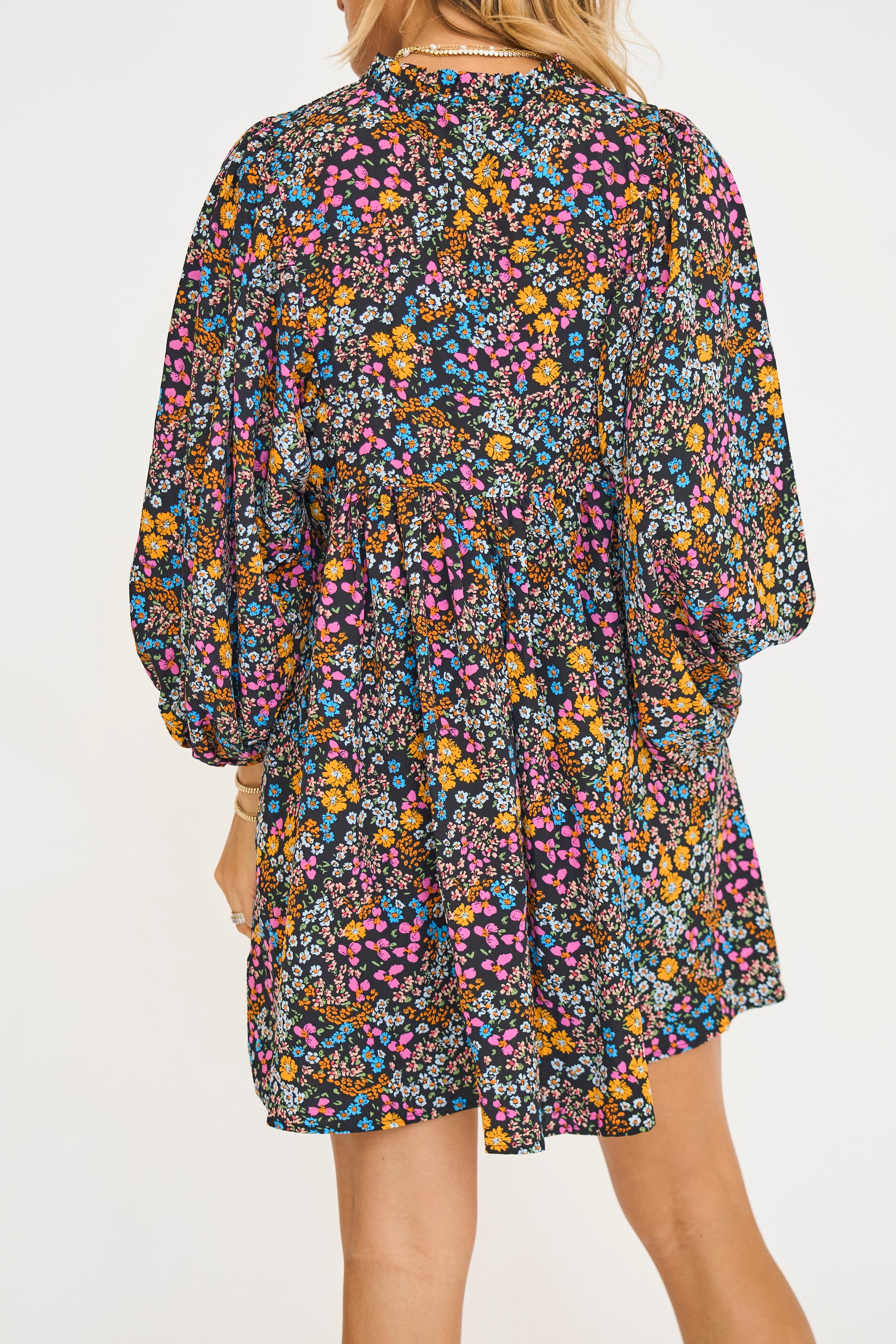 Maggie Floral Voluminous Dress