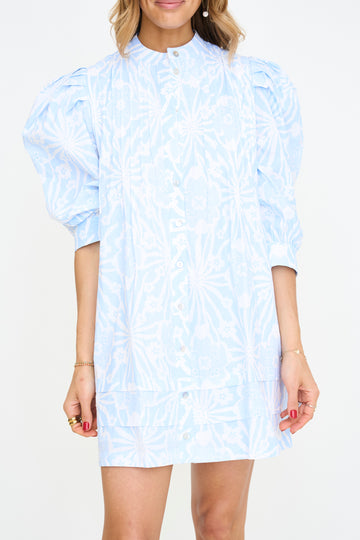 Tori Pintuck Mini Dress