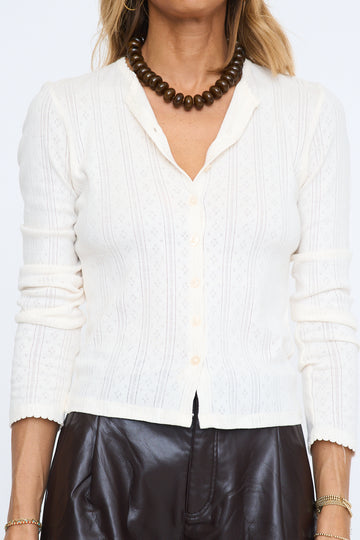 Stargazer Pointelle Cardigan