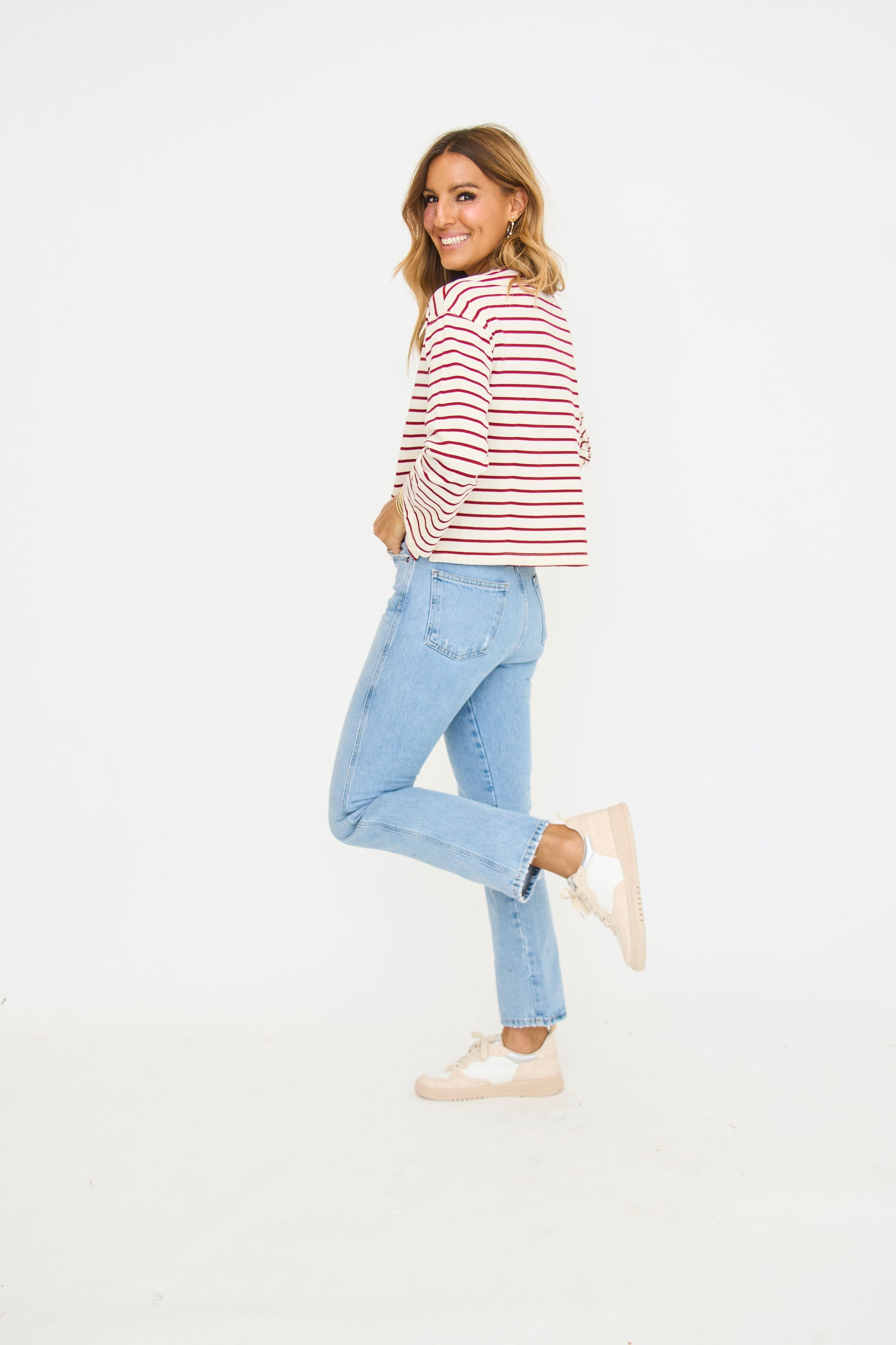 Janna Stripe Tee