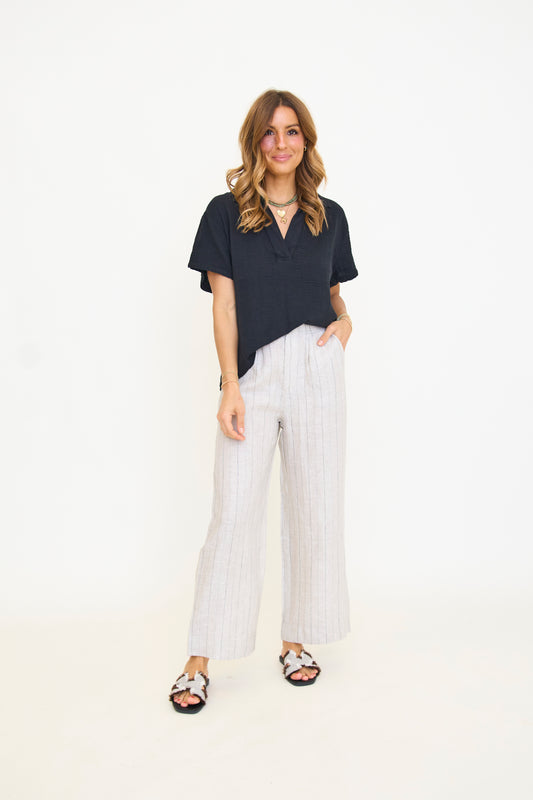 Stripe Menswear Pants