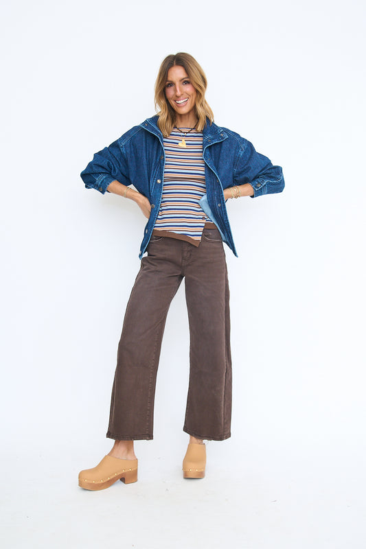 Phantom Funnel Neck Jacket in Rush