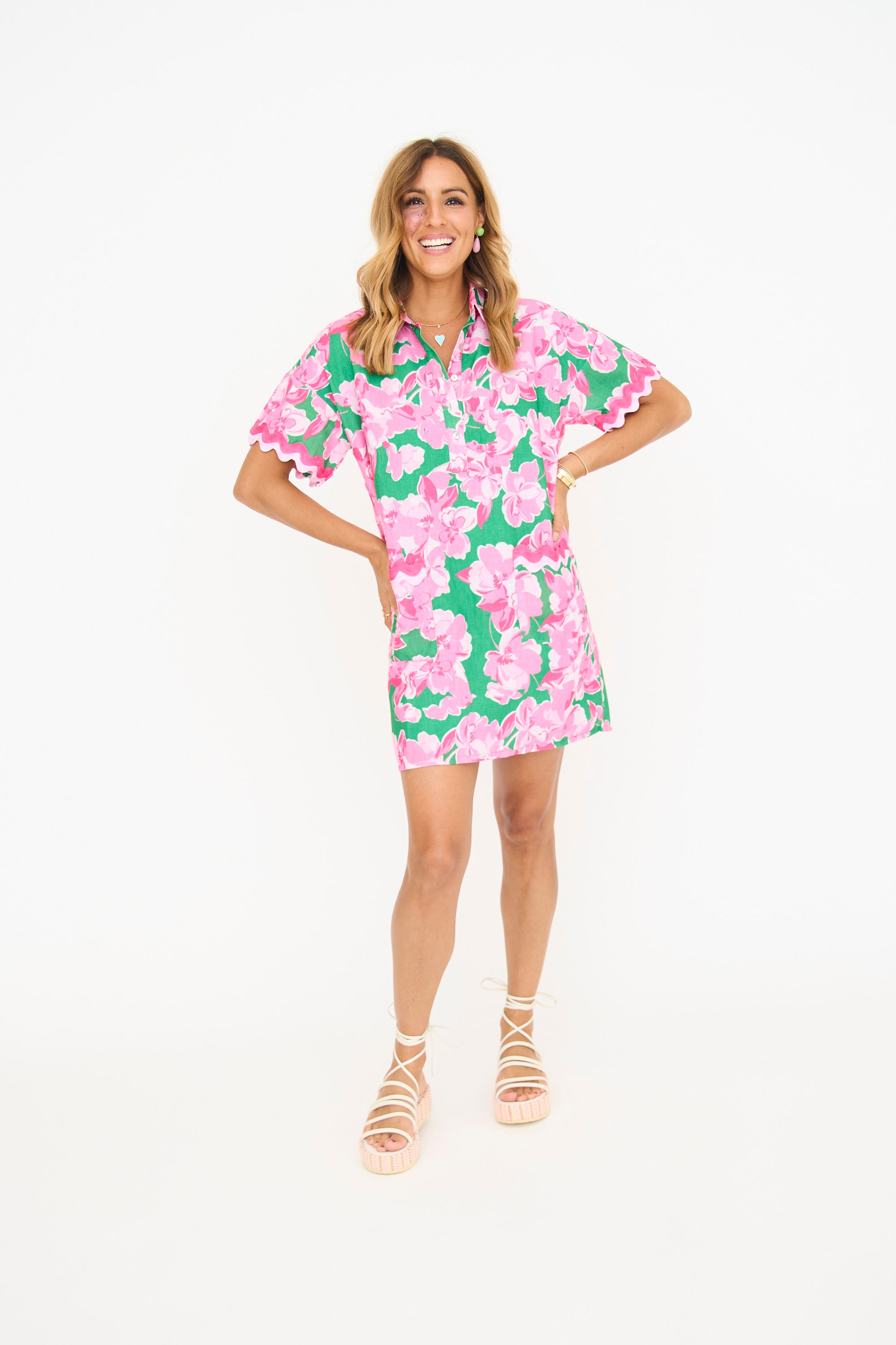 Kelly Ric Rac Mini Dress