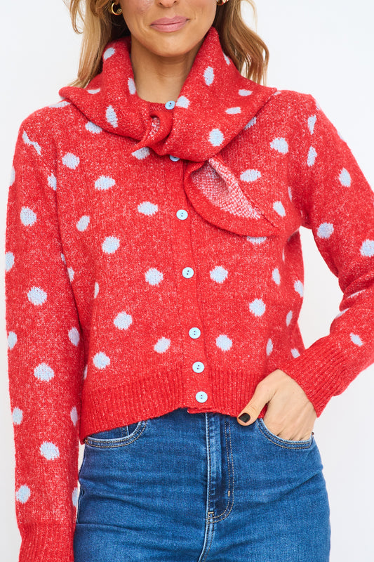 Polka Dot Cardigan