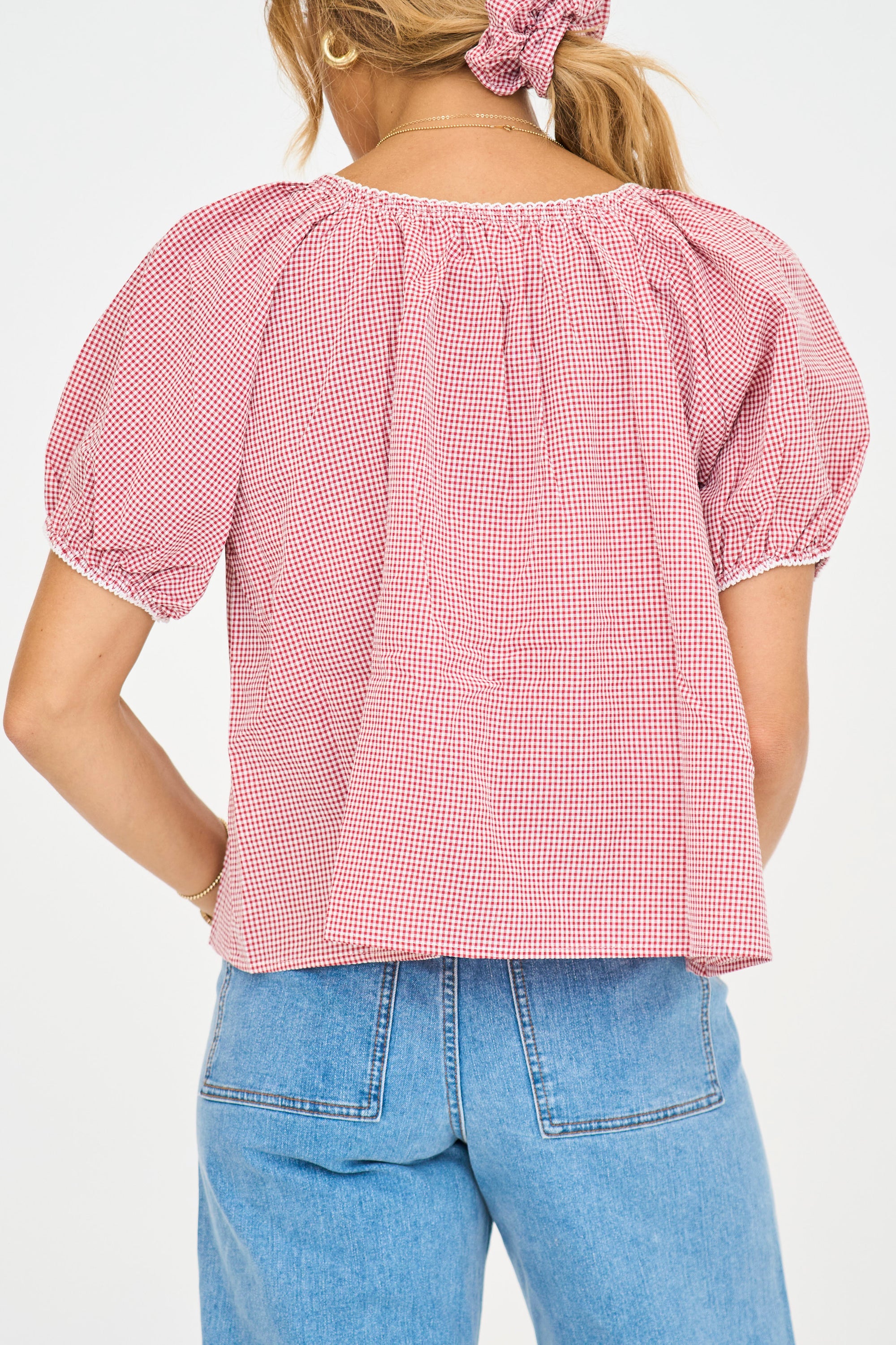 Claire Gingham Top